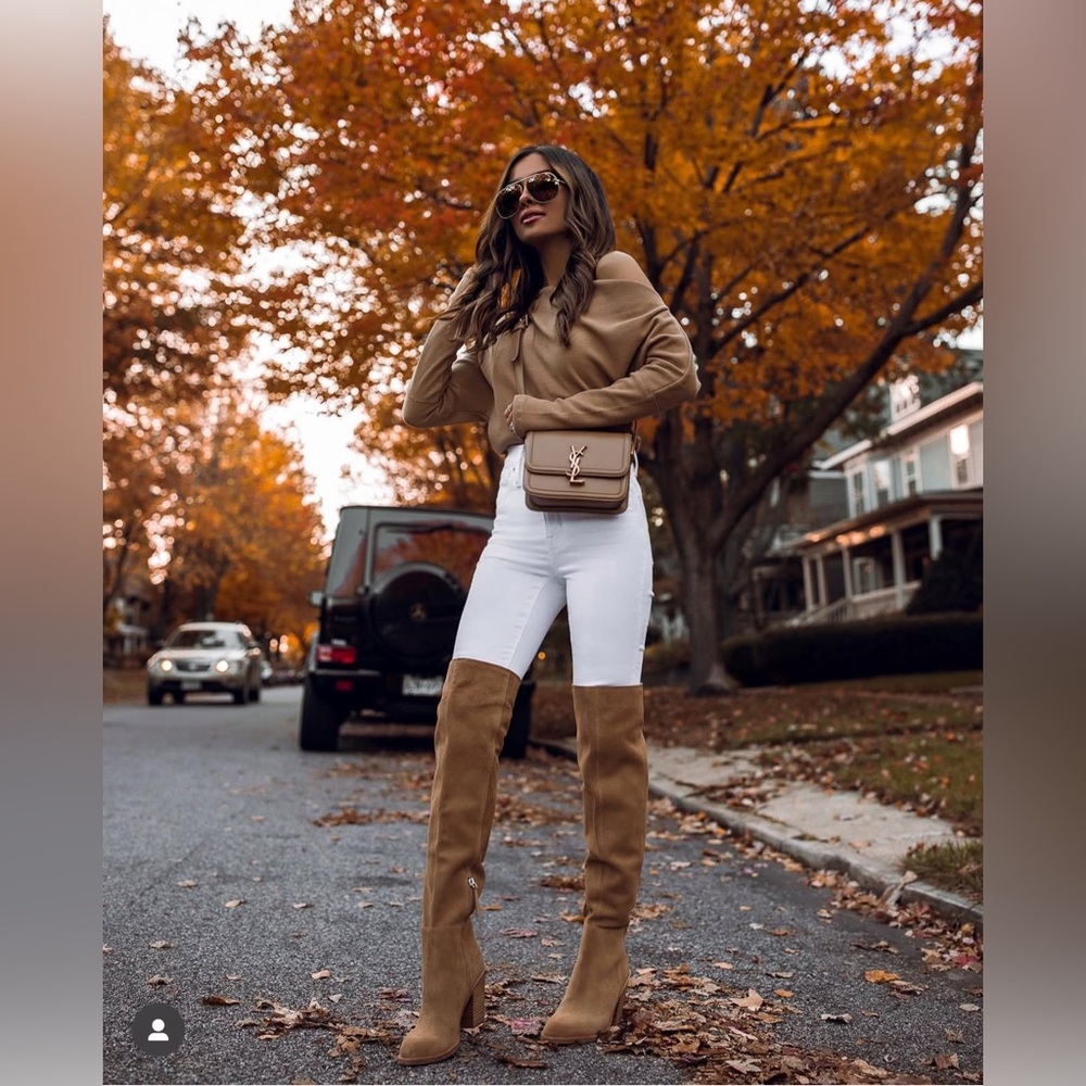 Women's Tan Over-the-Knee Boots